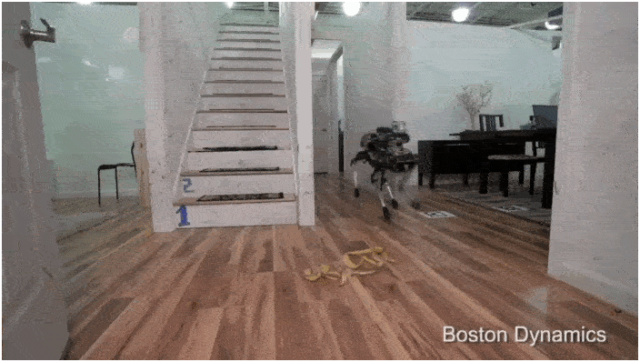 Bailes del robot Boston Dynamics spotmini