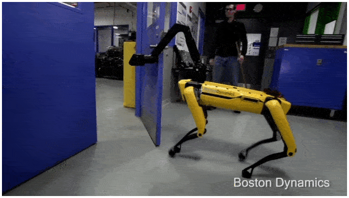 Los robots spotmini de Boston Dynamics conducen a Santa Claus
