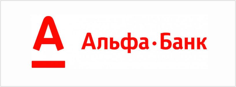 logotipo de alpha bank