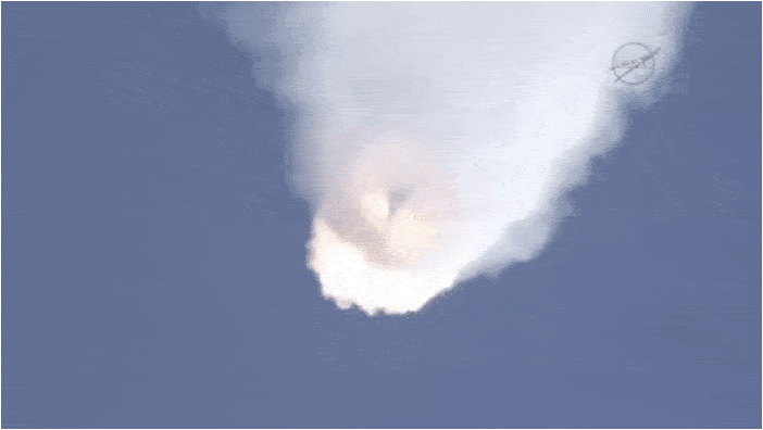 Falcon 9 explotó en el aire