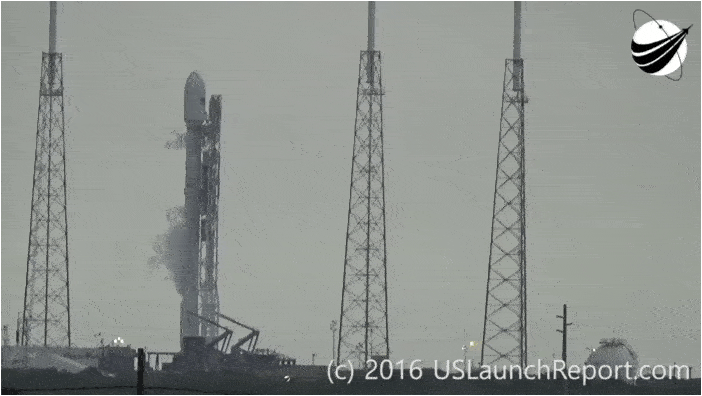 Falcon 9 explotó en la plataforma de lanzamiento