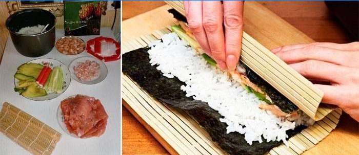 Ingredientes de Delicadeza Oriental - Sushi