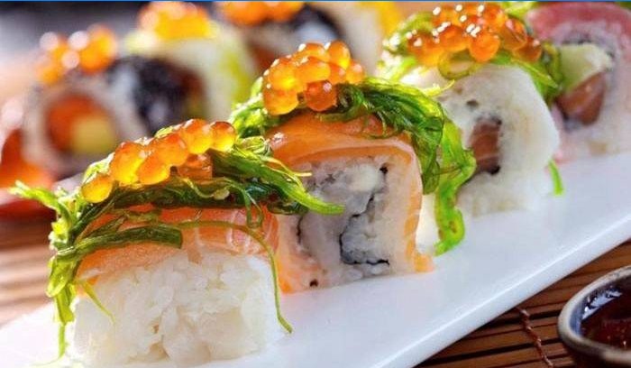 Nigiri de sushi casero