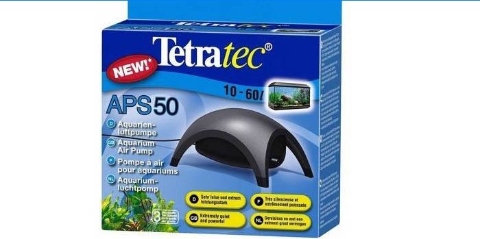 Compresor Tetra APS 50 para acuario en paquete