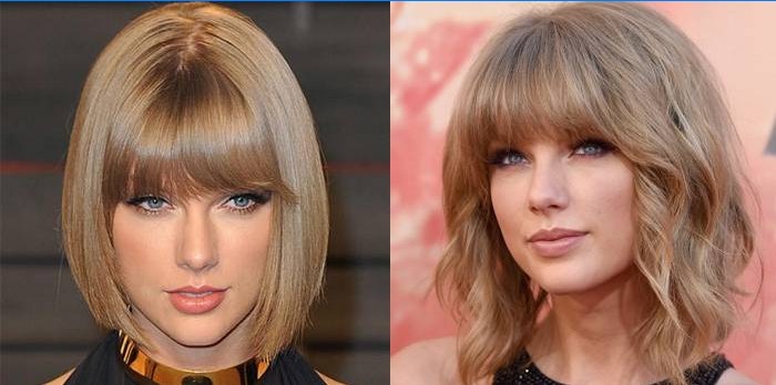 Opciones de peinado de corte de cabello Taylor Swift