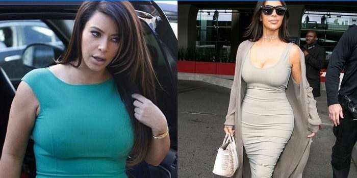 Kardashian es delgada y llena