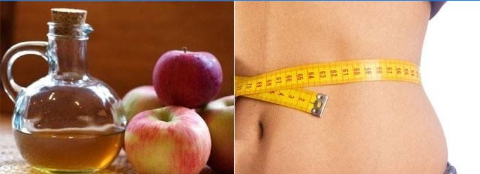El vinagre de manzana ayudará a perder peso en casa