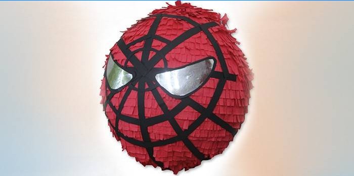 Máscara de piñata de hombre araña