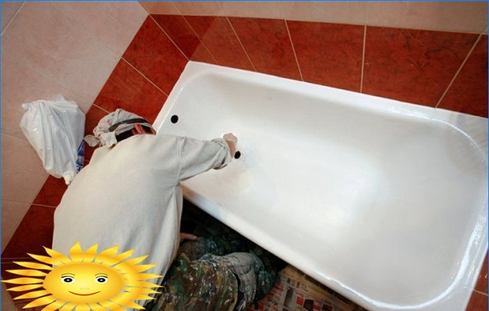 Cómo restaurar el esmalte de una bañera vieja con tus propias manos.