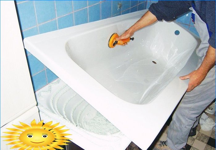Cómo restaurar el esmalte de una bañera vieja.