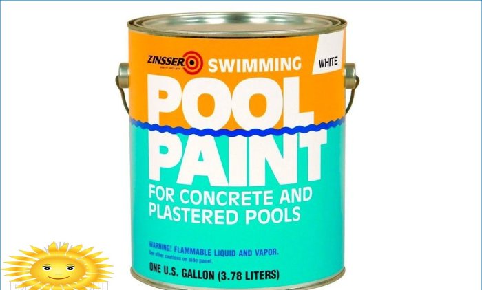 Elegir pintura para la piscina