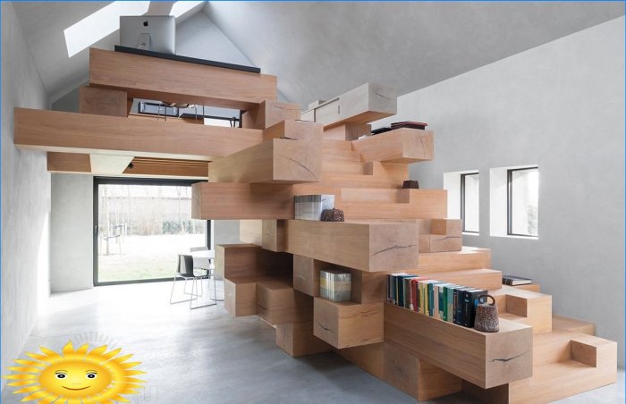 Librería-escalera