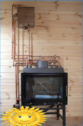 Estufas de calefacción con circuito de agua.