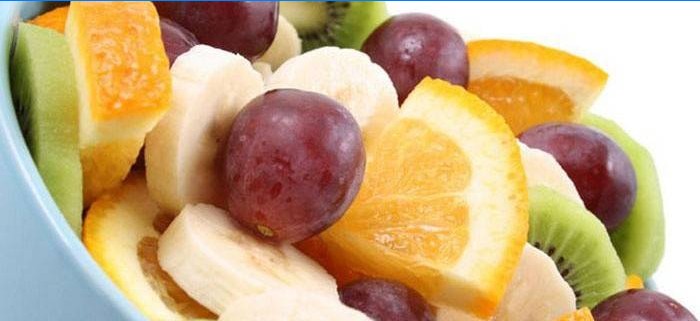 Frutas altas y bajas en calorías