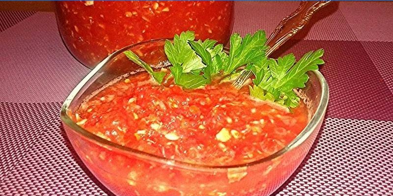 Salsa de Tomate y Perejil
