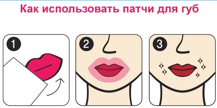 Cómo usar parches labiales