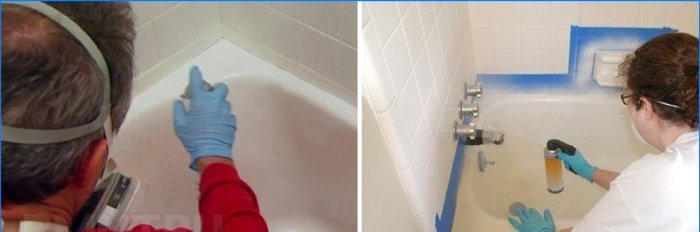 Reparación de baño acrílico DIY
