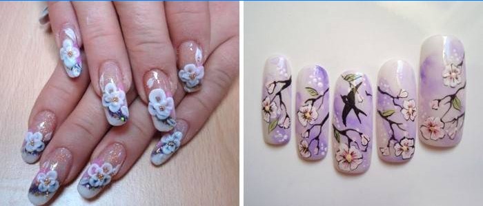 Arte de uñas de estilo japonés