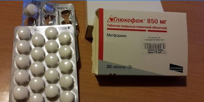 Glucophage 850 tabletas por paquete