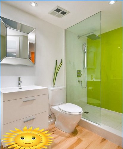 Diseño y decoración del baño combinado: 20 ideas fotográficas.
