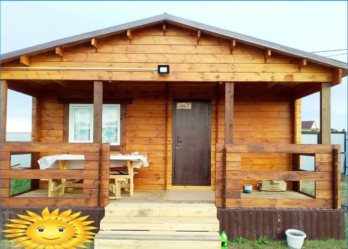 Casa de campo de mini-madera
