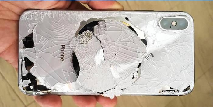 IPhone después de la caída