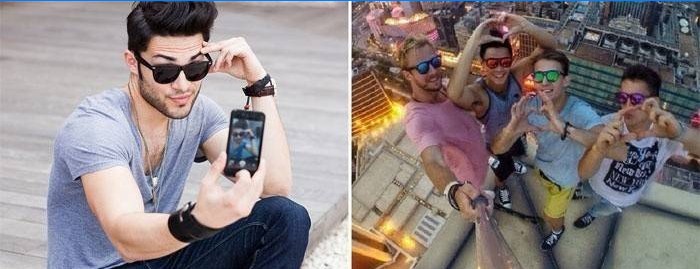 Ideas para selfie masculino - poses originales