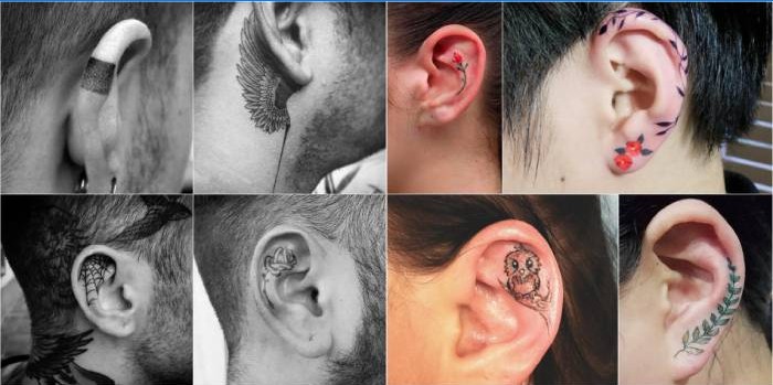 Tatuajes de oreja