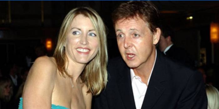 Paul McCartney y Heather Mills