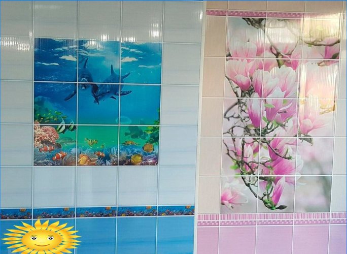 Paneles de plástico en decoración de baños