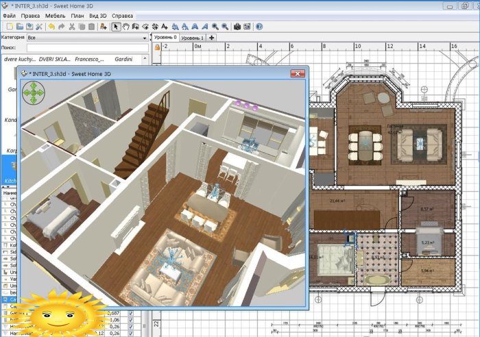 Diseño del hogar en Sweet Home 3D