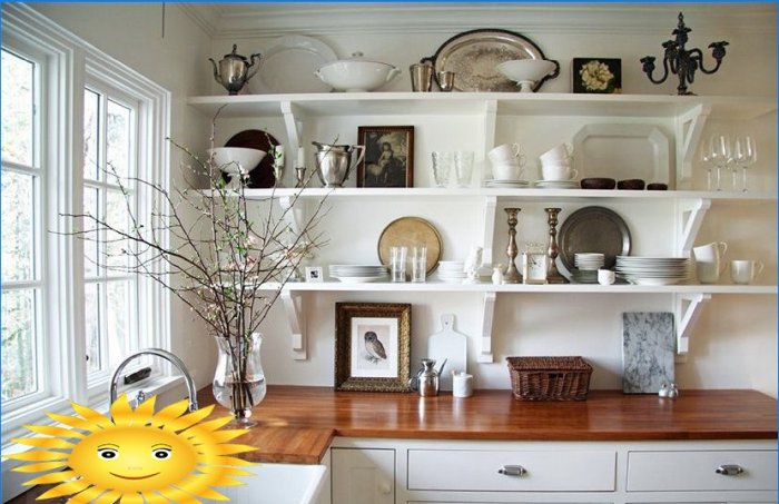 10 ideas sobre cómo organizar el espacio de forma elegante y sencilla en una cocina pequeña