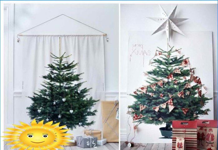 12 alternativas a un árbol de Navidad vivo en el interior de Año Nuevo 2015