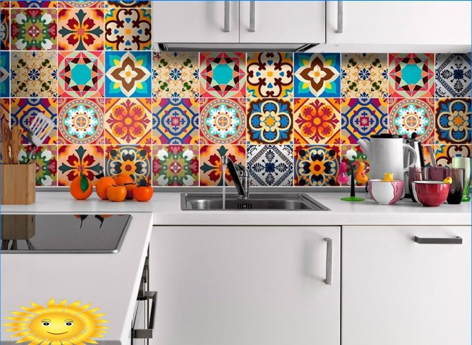 Azulejos aburridos para muebles de cocina