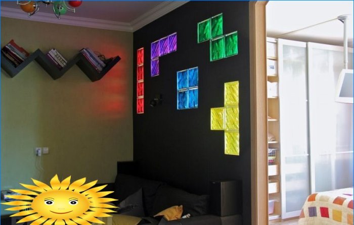 Bloques de vidrio en el interior del apartamento: 20 ideas fotográficas.
