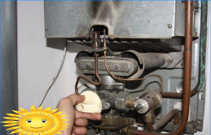 Clase magistral: reparación de una válvula de gas en una columna soviética.