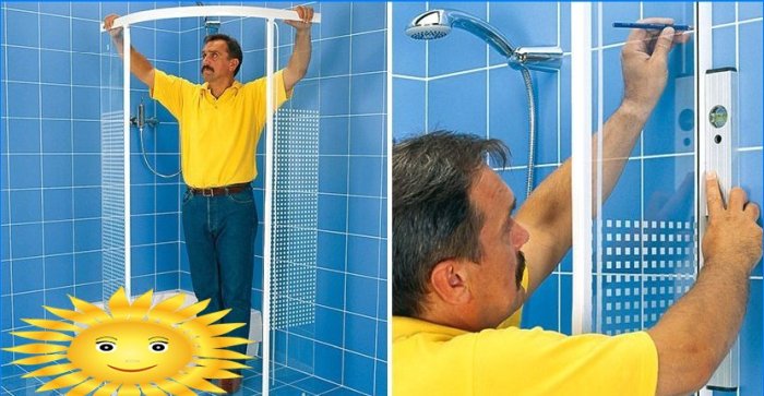 Cómo instalar una cabina de ducha con tus propias manos.