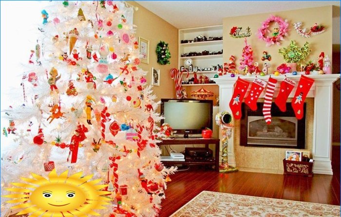 Decoración festiva: como decorar una casa para el nuevo año.