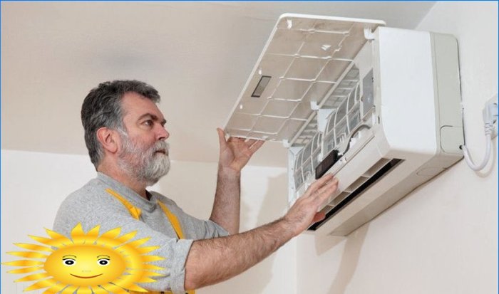 Desmontaje de acondicionadores de aire: cómo quitar un sistema dividido con sus propias manos
