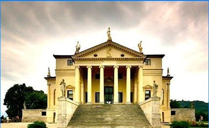 Villa Rotonda, Vicenza, arquitecto - Andrea Palladio