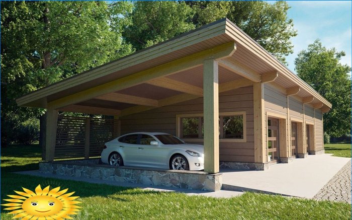 El garaje original es una hermosa casa para tu auto.