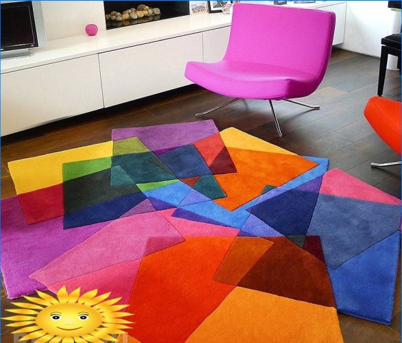 Elegir una alfombra para el interior: 13 ideas de actualidad