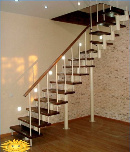 Escaleras modulares: características, tipos, pros y contras.