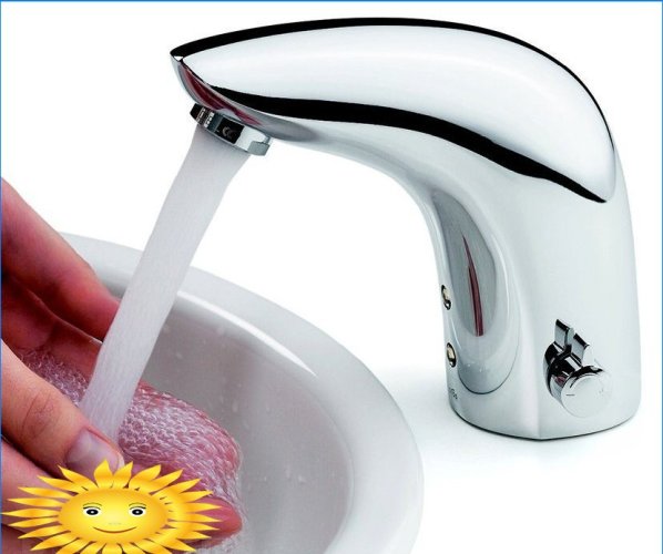 Fontanería inteligente: mezclador de lavabo sensible al tacto
