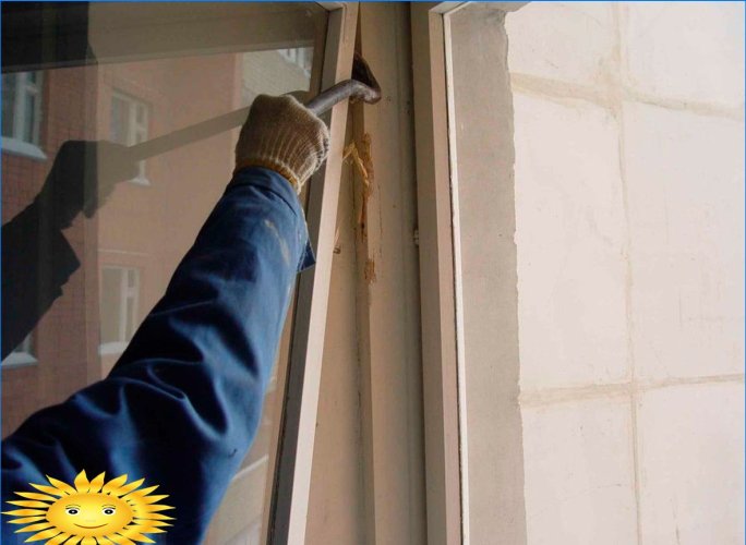 Instalación de ventanas de plástico en invierno: posibles riesgos y su eliminación.