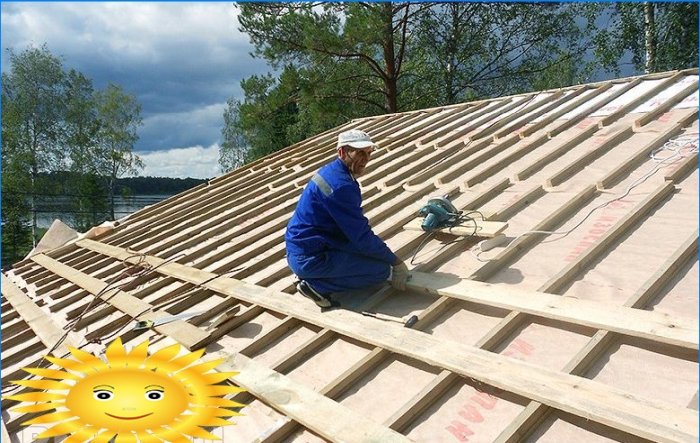 Cómo hacer un techo con tejas metálicas. Selección, cálculo e instalación