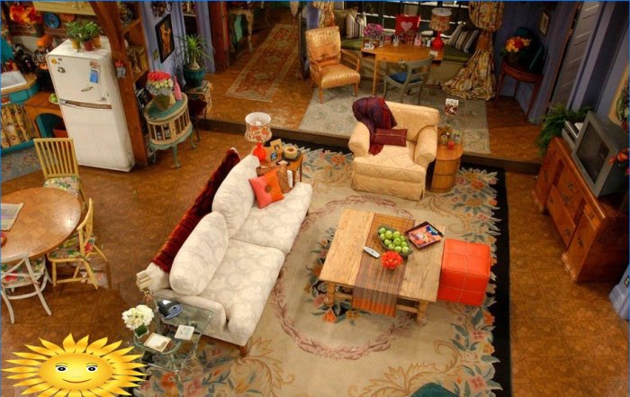 Interiores de series de televisión populares en tu hogar