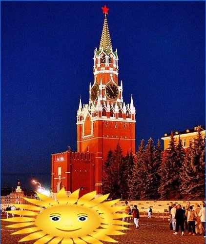 Torre Spasskaya del Kremlin de Moscú