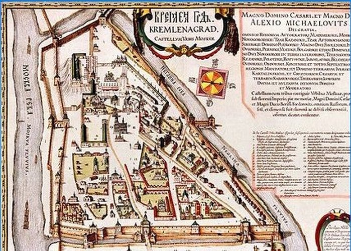 Primer plano detallado del Kremlin de Moscú