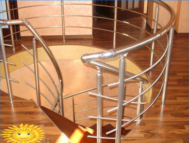 Materiales para pasamanos y barandillas de escaleras